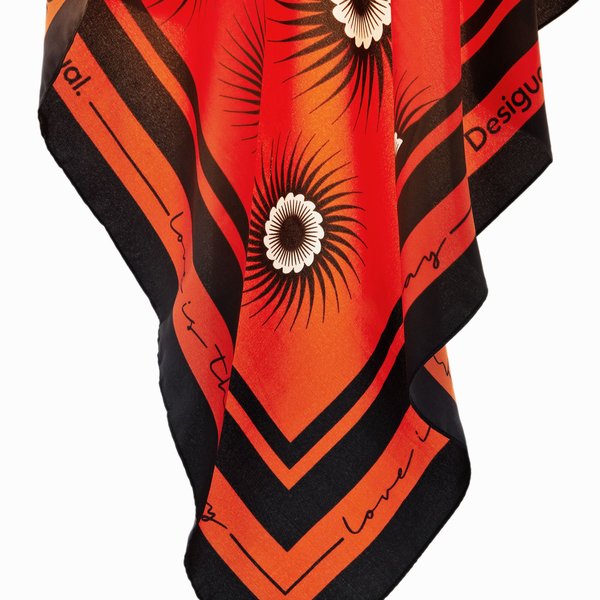 Desigual Merxilini fekete piros sál 23WAWA07