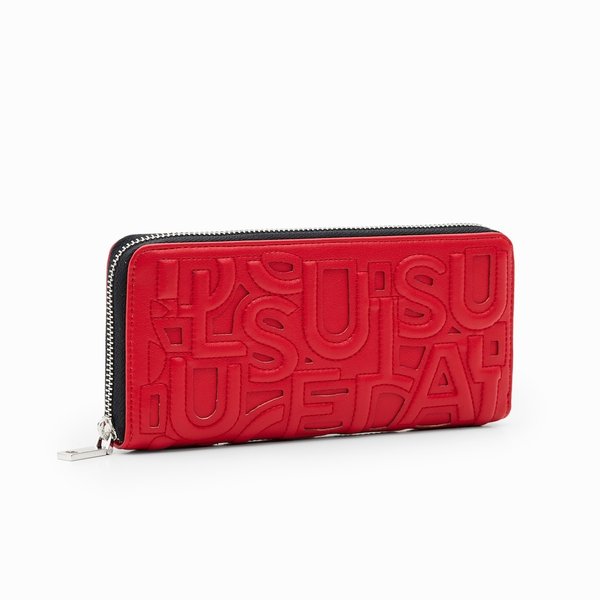 Desigual Taupe fiona piros pénztárca 23WAYP30