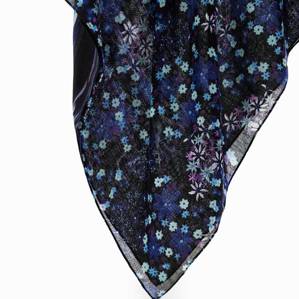 Desigual Flor rectangle virágmintás sál  23WAWA05