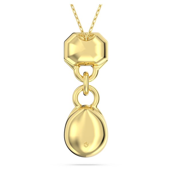 Swarovski Dextera arany színű nyaklánc fehér kristállyal  5663339