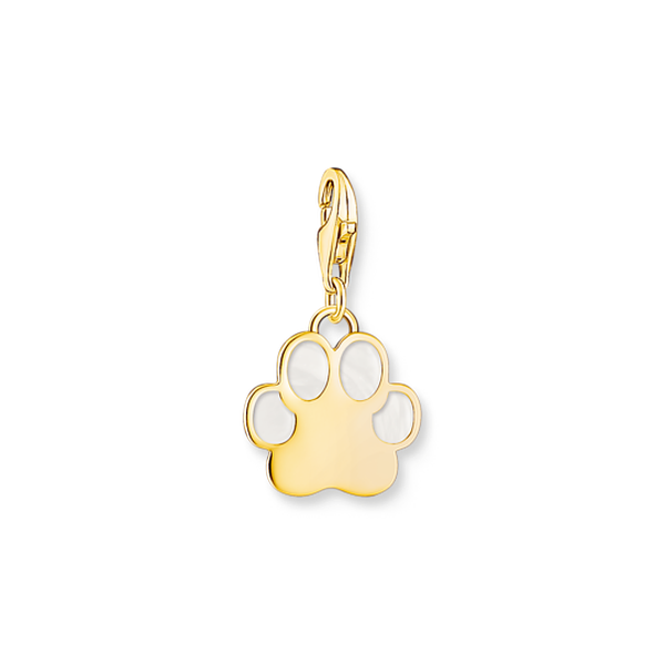 Thomas Sabo Aranyozott ezüst tappancs charm tűzzománccal 2014-427-39