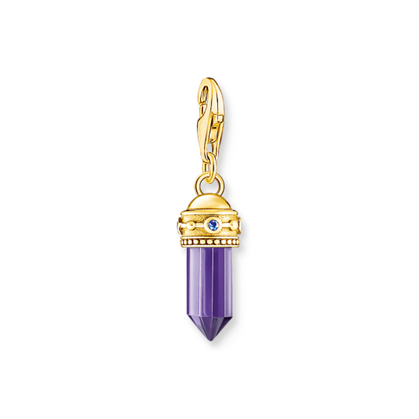 Thomas Sabo Aranyozott ezüst lila amulett charm 2048-973-13