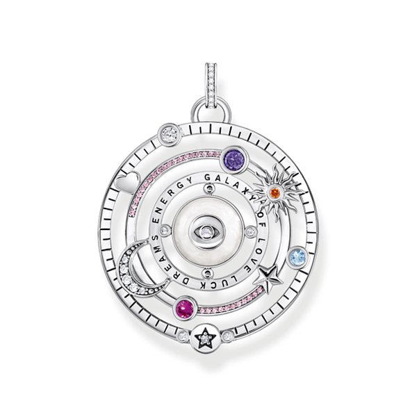 Thomas Sabo Ezüst univerzum medál színes kövekkel PE957-473-7