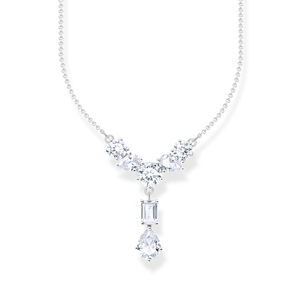 Thomas Sabo Ezüst Y nyaklánc fehér cirkónia kövekkel KE2195-051-14-L45V