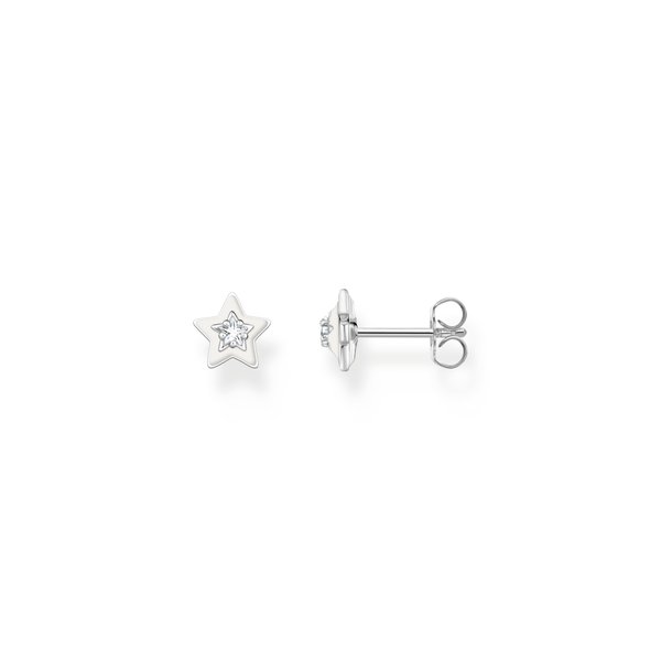 Thomas Sabo  Fehér csillag ezüst fülbevaló H2273-041-14