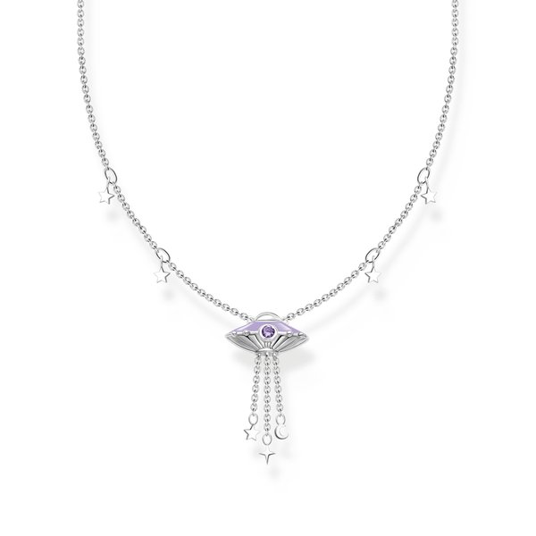Thomas Sabo Lila ufo ezüst nyaklánc KE2197-041-21-L45v