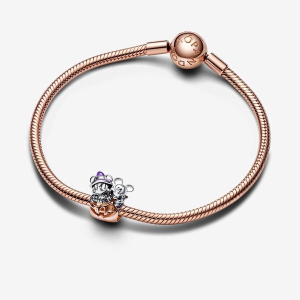 Pandora ékszer Disney Minnie és Mickey egér Halloween tökben ezüst charm 782816C01