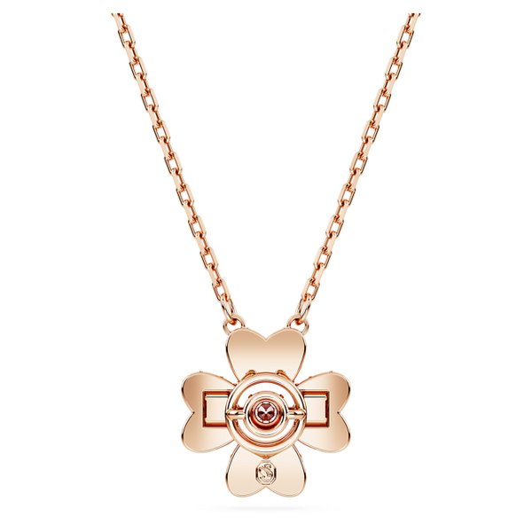 Swarovski Idyllia rozé színű nyaklánc lóhere medállal 5674211