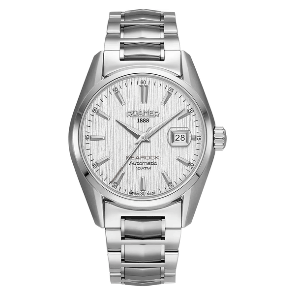 Roamer Searock II ezüst színű számlapos automata férfi óra 210665412520