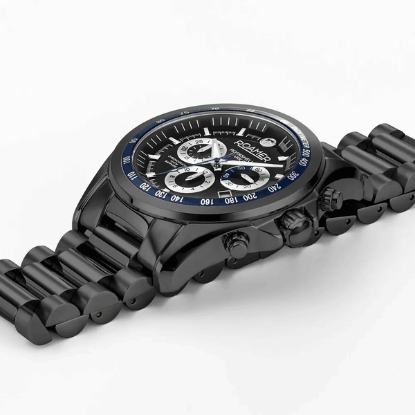 Roamer Rockshell Mark III fekete kronográf férfi óra 220837458550