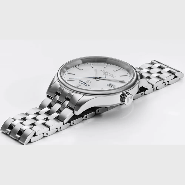 Roamer Optimus világos ezüst színű automata férfi óra fém szíjjal 983983411550