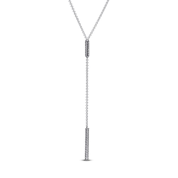 Pandora ékszer Timeless pávé  Y ezüst nyaklánc 393013C01-45