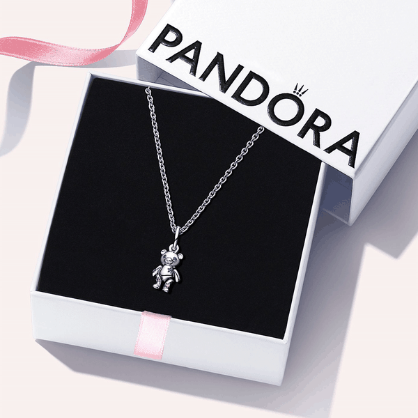 Pandora ékszer Teddy mackó nyaklánc szett PSZA56