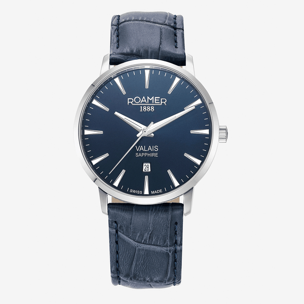 Roamer Valais kék számlapos dupla szíjas férfi óra 988833414505