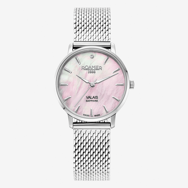 Roamer Valais gyöngyház számlapos női óra szett gyémánttal 989847411005