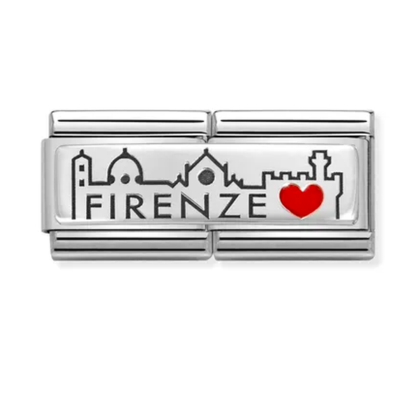 Nomination Firenze dupla ezüst charm 330721-11