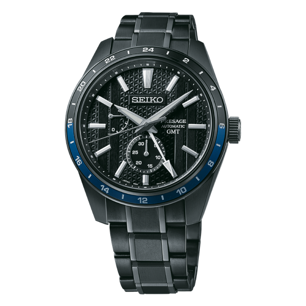Seiko Presage Sharp Edged GMT Zero Halliburton Limited Edition férfi óra SPB271J1