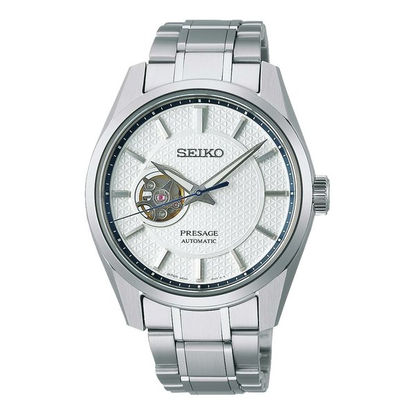 Seiko Presage Sharp Edged Open Heart férfi karóra SPB309J1