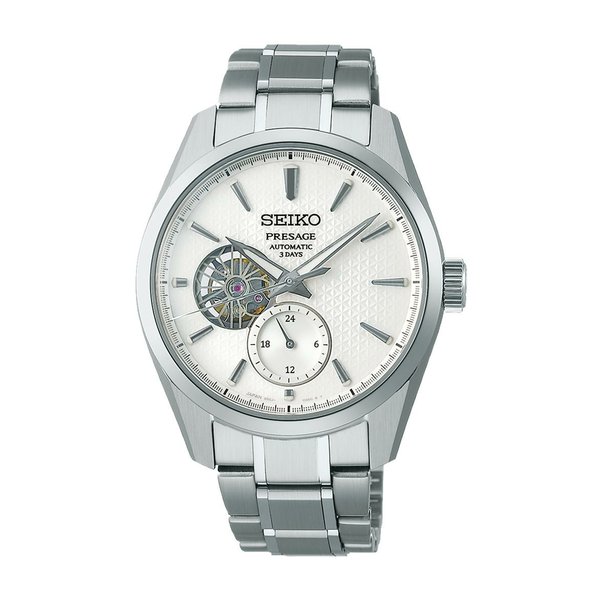 Seiko Presage Sharp Edged Shironeri Open Heart férfi karóra SPB415J1