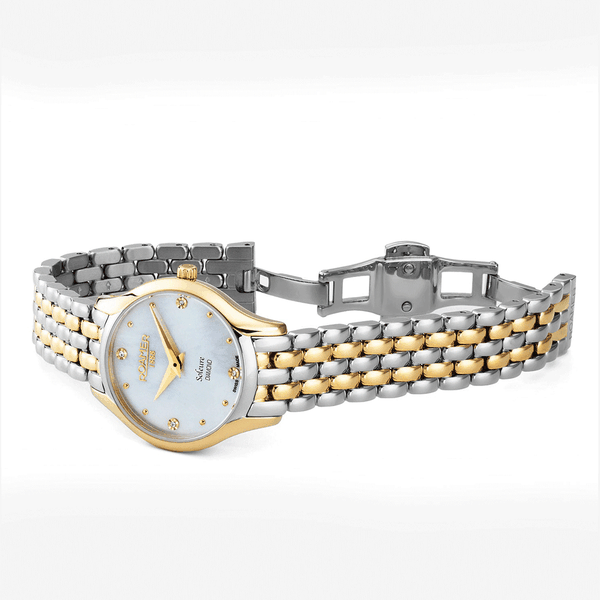 Roamer Soleure Diamond gyöngyház számlapos bicolor női óra 547857472550