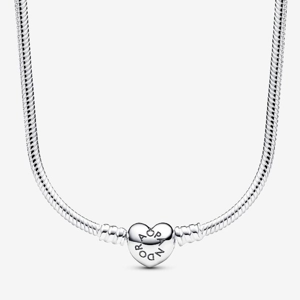 Pandora ékszer Moments ezüst nyaklánc szív kapoccsal 393091C00-45