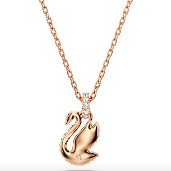 Swarovski Fekete hattyú rozé nyaklánc 5678046