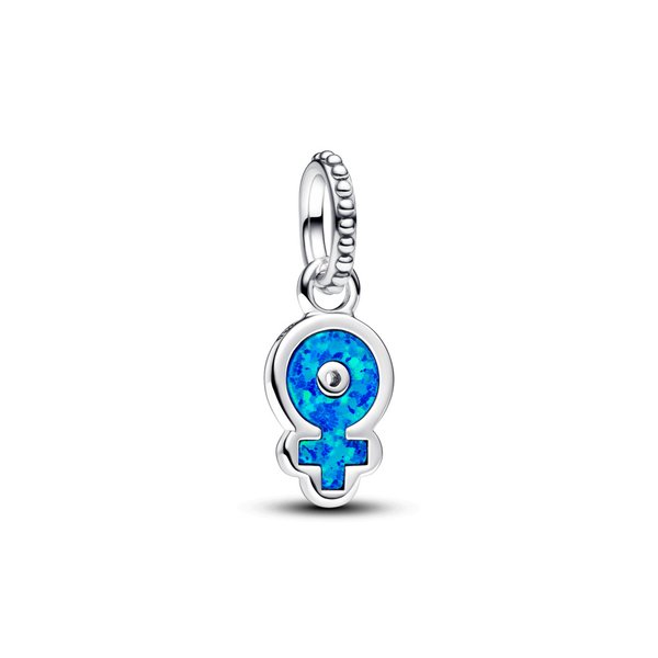 Pandora ékszer Unicef Erős nő opálos ezüst charm 793181C01