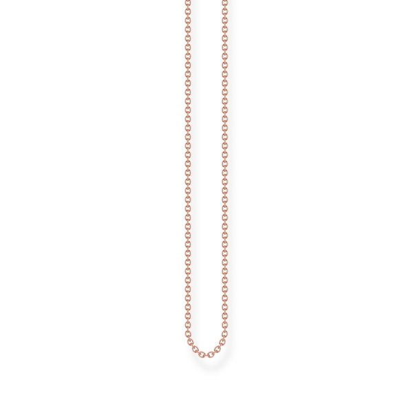 Thomas Sabo 18K rozéarannyal bevont finom ezüst lánc 