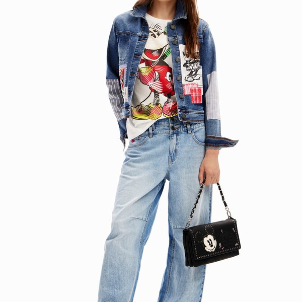 Desigual Mickey rock dortmund fekete táska 24SAXP38