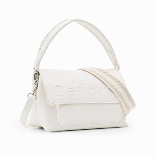 Desigual Half logo fehér táska 24SAXP79/1021