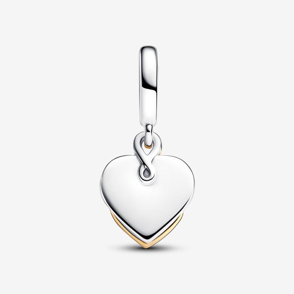 Pandora ékszer Kéttónusú függő MOM charm gyémánttal 763237C01