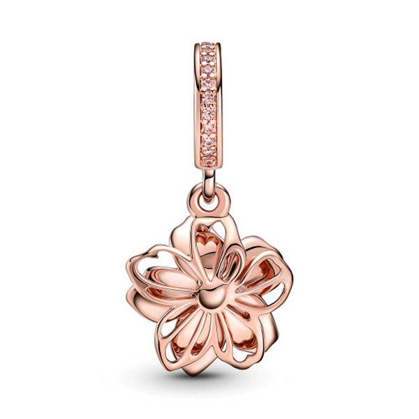 Pandora ékszer Cseresznyevirág rozé függő charm 780667C01