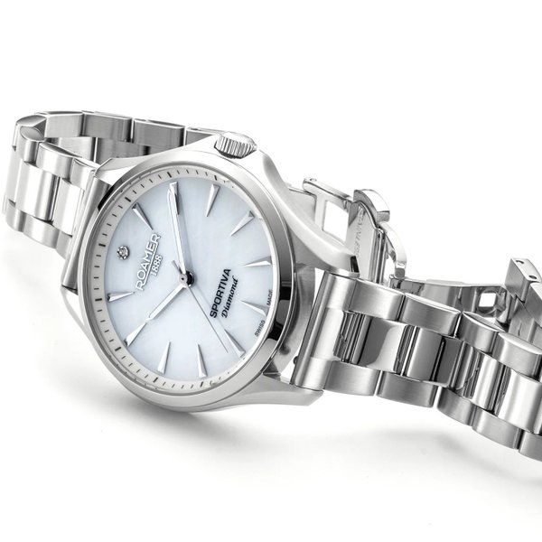 Roamer Sportiva diamond limited edition gyöngyház női óra 865847412050
