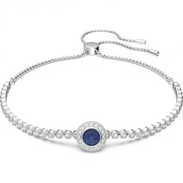 Swarovski Subtle állítható karkötő kék kristállyal 5415428