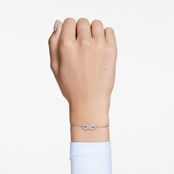 Swarovski Hyperbola ezüst színű végtelen karkötő 5679664
