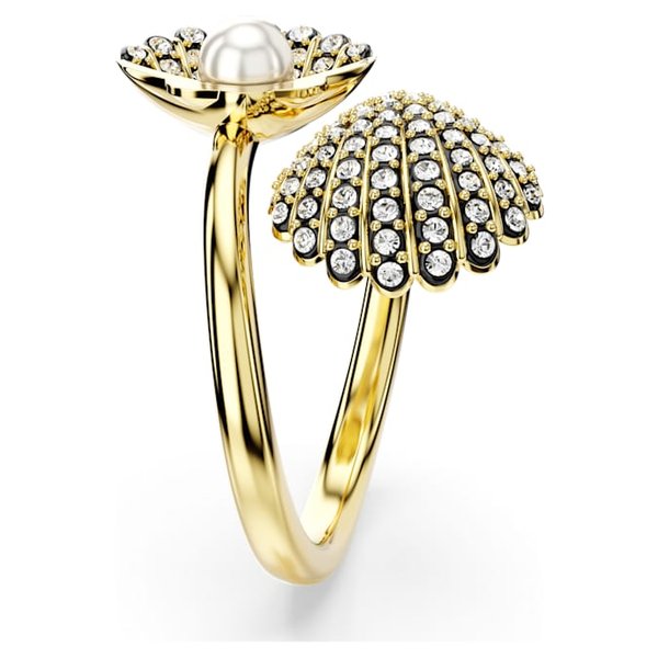 Swarovski Idyllia arany színű kagylós nyitott gyűrű 5683951