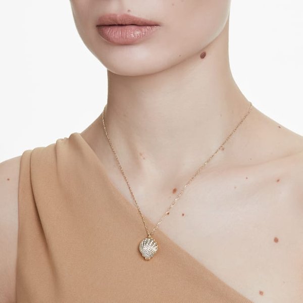 Swarovski Idyllia arany színű nyitható kagylós nyaklánc 5683966
