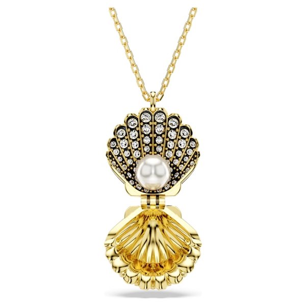 Swarovski Idyllia arany színű nyitható kagylós nyaklánc 5683966