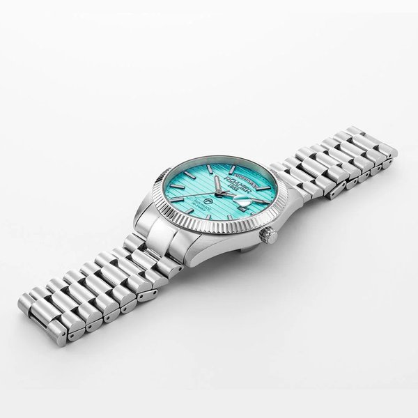 Roamer Primeline Daydate II Tiffany kék automata karóra 981666410550