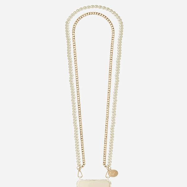 La Coque Tylor fehér és arany színű telefon lánc LE314933