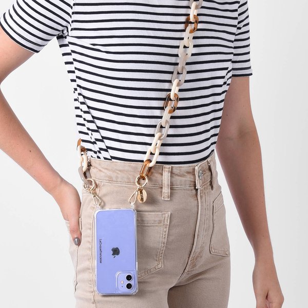 La Coque Liv bézs arany színű telefon lánc LE313073