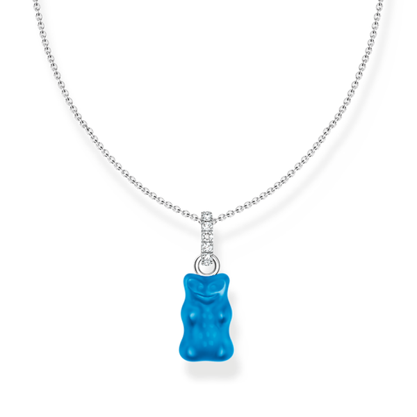 Thomas Sabo Ezüst nyaklánc kék Haribo gumi macival KE2209-052-1-L45v