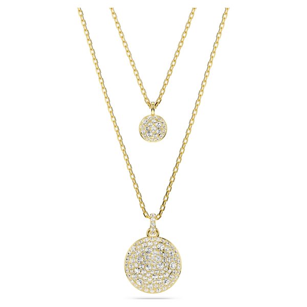 Swarovski Meteora dupla soros arany színű nyaklánc 5683442