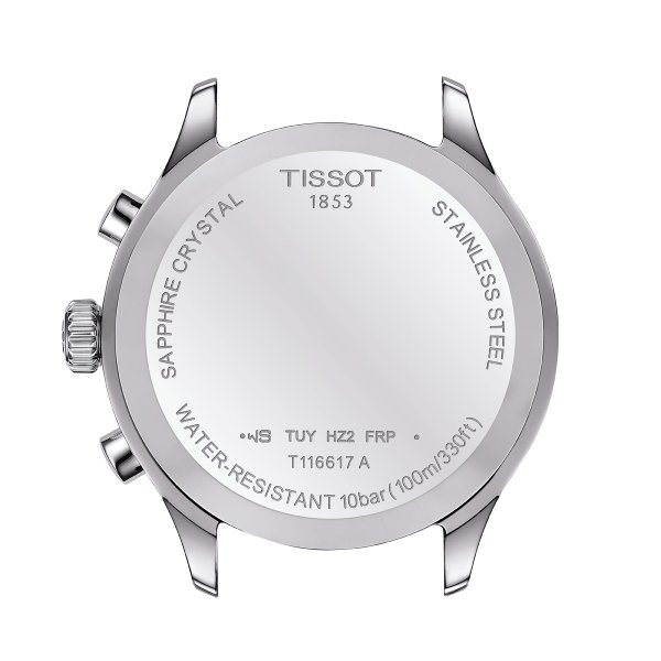 Tissot Chrono XL classic ezüst színű férfi óra T1166171103700