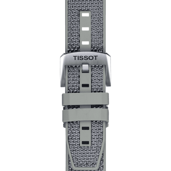 Tissot Seastar 1000 quartz szürke és narancs szövet szíjas chronograph búváróra T1204171708101