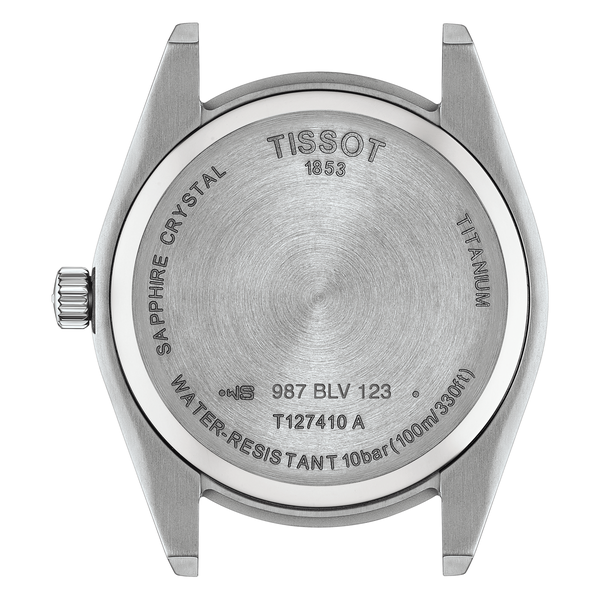 Tissot Gentleman titánium quartz férfi óra T1274104408100