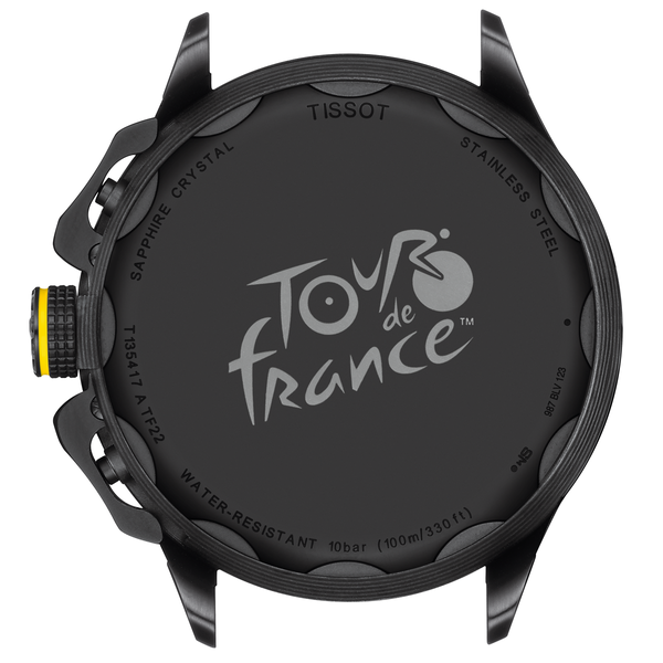 Tissot Cycling Chronograph Tour de France 2022 Special Edition fekete karóra T1354173705100