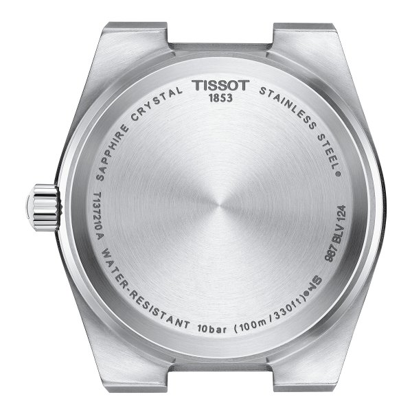 Tissot PRX quartz világos kék számlapos karóra T1372101135100