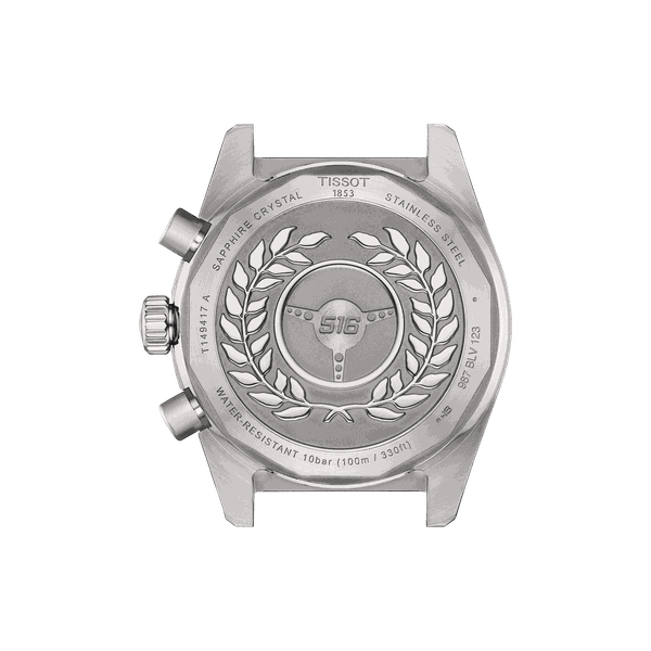 Tissot PR516 kék számlapos quartz chronograph férfi óra T1494171104100