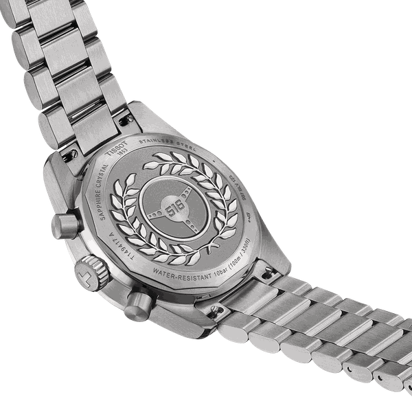 Tissot PR516 kék számlapos quartz chronograph férfi óra T1494171104100